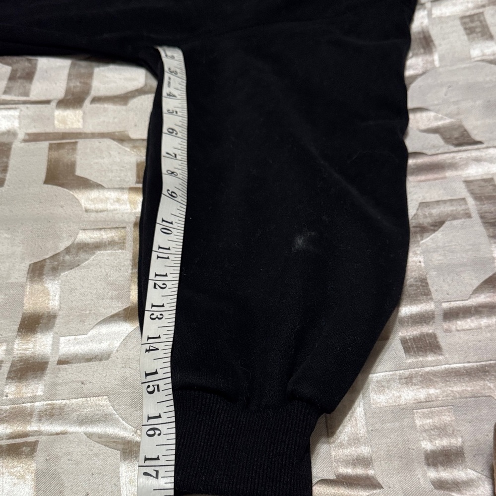 Black Sweatshirt with Silver Logo - Picture 5 of 6